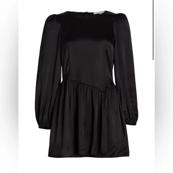 NWT $525 LoveShackFancy Garcia Mini Dress in Black Size 4 Revolve Net-A-Porter - Picture 7 of 13